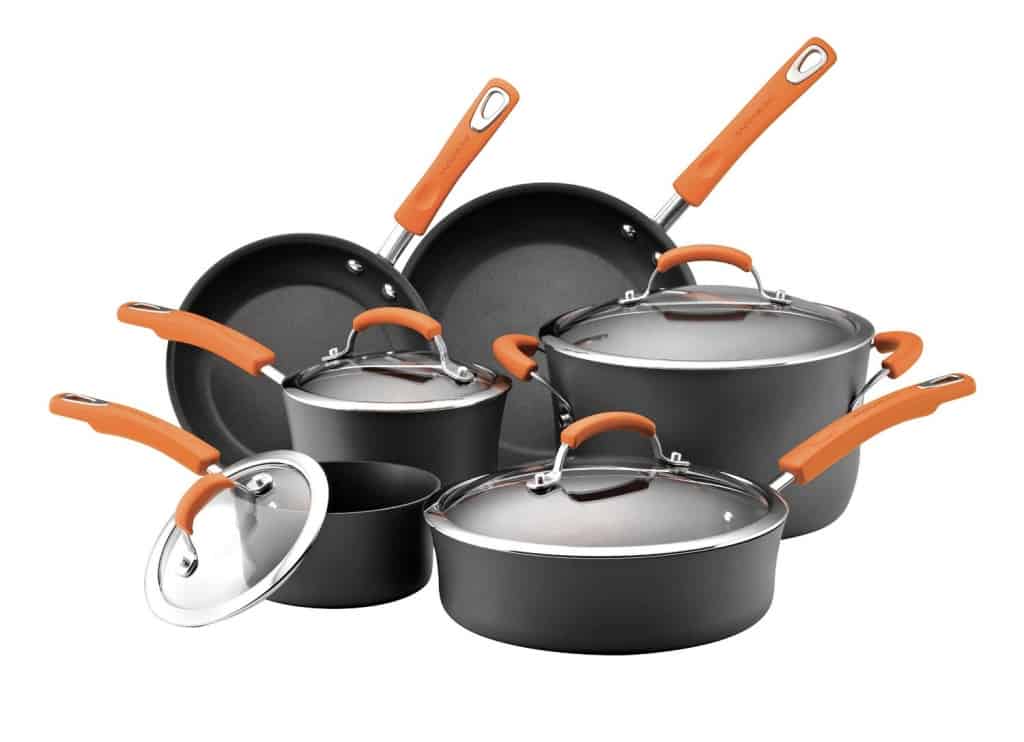Healthiest Cookware - Rachael Ray Hard Anodized Cookware Set