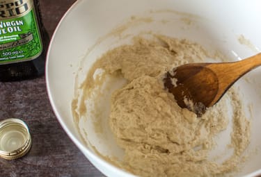 mixing the dough for grissini breadsticks recipe mixing the dough for grissini breadsticks recipe