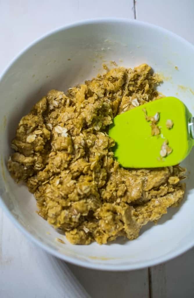 rolling oats in a bowl rolling oats in a bowl