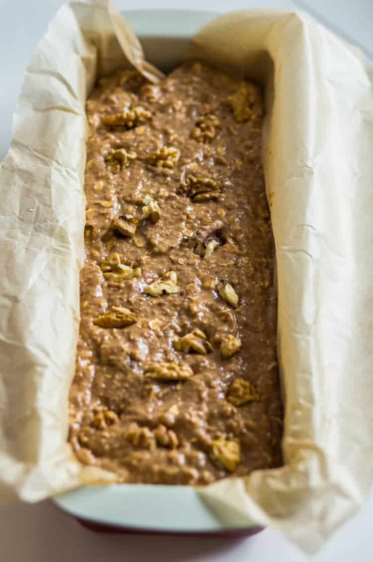 Place the batter to pan Place the batter to pan