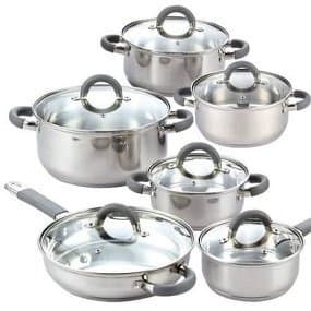 Cook N Home 12-piece stainless steel set
