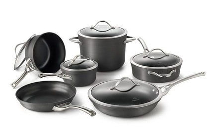 Induction stovetop pots and pans