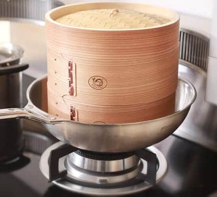 Pre-Heat Air Fryer bamboo steamer liners