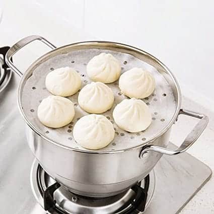 Parchment Liners on Air Fryers bamboo steamer liners