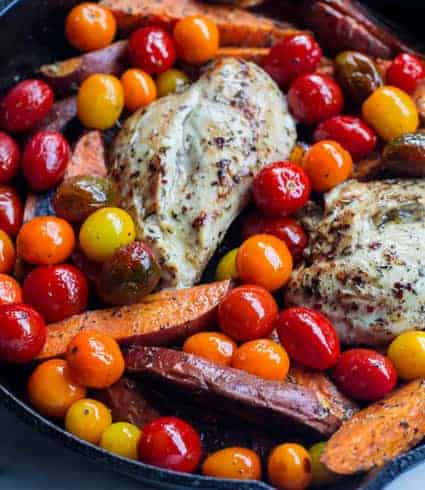 Paleo Chicken and Sweet Potato Bake