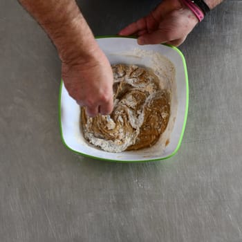 Giant Chewy Chocolate Chip Cookie Steps