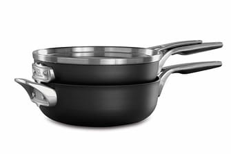 Calphalon 2010653 Premier Space Saving 3- Piece Cookware Set