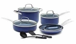 Blue Diamond Pan 10 Piece Cookware-Set