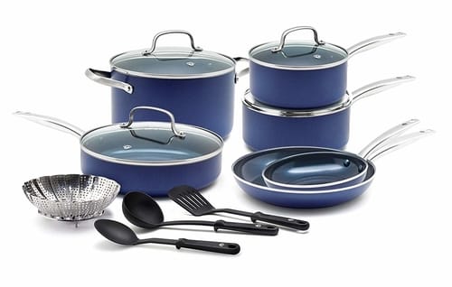 Blue Diamond Pan 14 Piece Cookware-Set