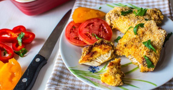 Easy Panko Baked Oven-Fried Chicken Recipe in 25 mins