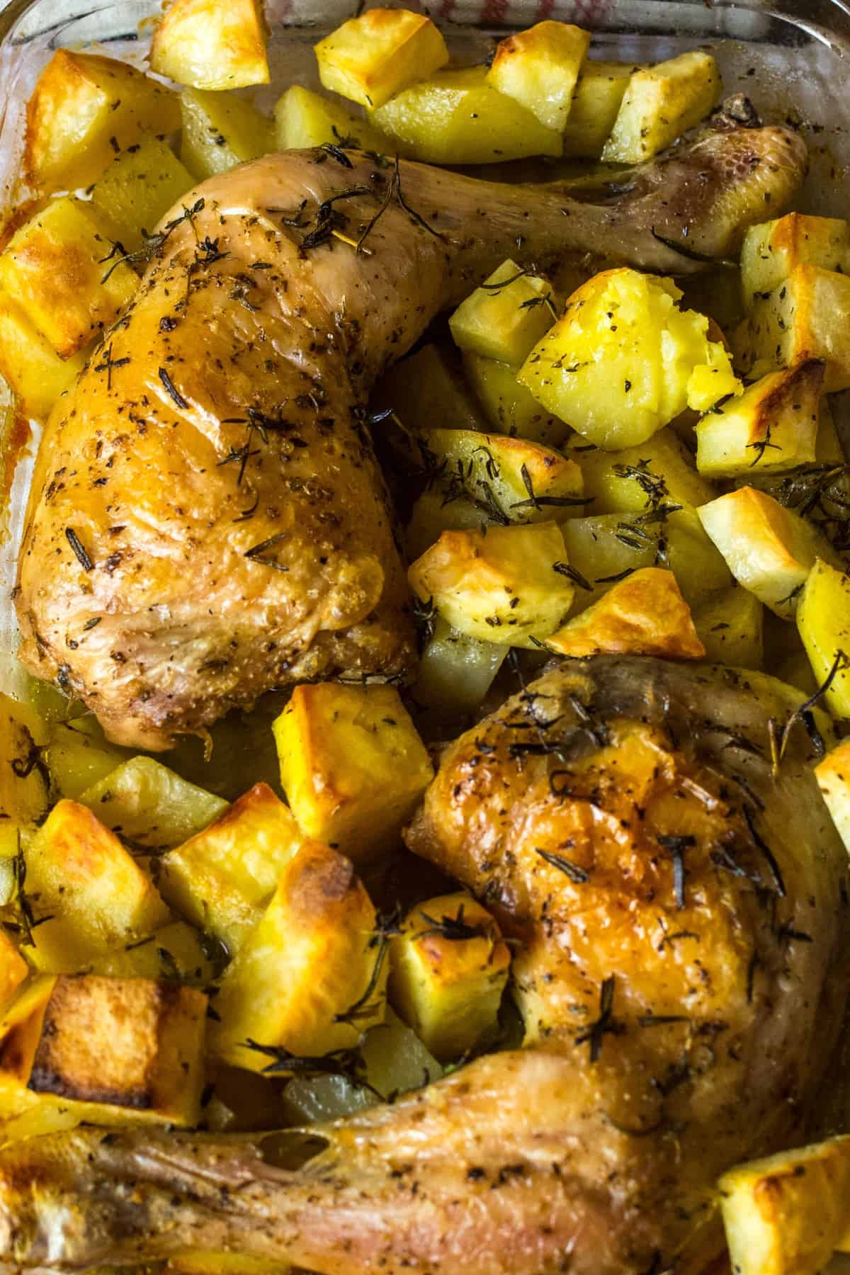 OnePan Baked Chicken and Potatoes Recipe in 1 Hour
