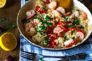 Garlic Shrimp and Quinoa Recipe