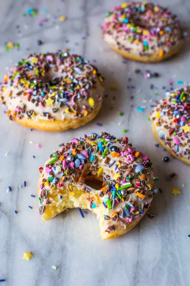 Homemade Vanilla-Glaze Baked Donut Recipe