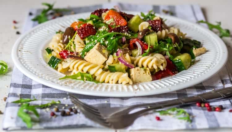 Colorful Mediterranean Pasta Salad Recipe