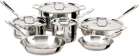 All Clad Copper Core 10-Piece Cookware Set