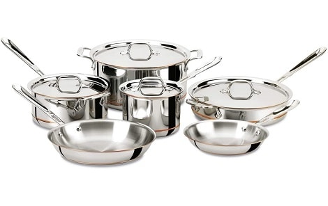 All Clad Copper Core 5-Ply Cookware Set