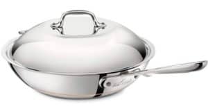 All Clad Copper Core Chef’s Pan with Lid