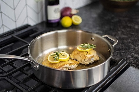 All Clad Fry pan Flared Edge