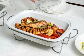 Roaster oven dish