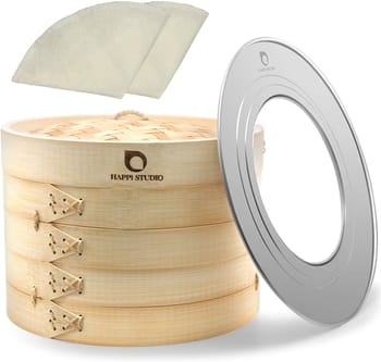 HAPPi STUDIO Bamboo Steamer